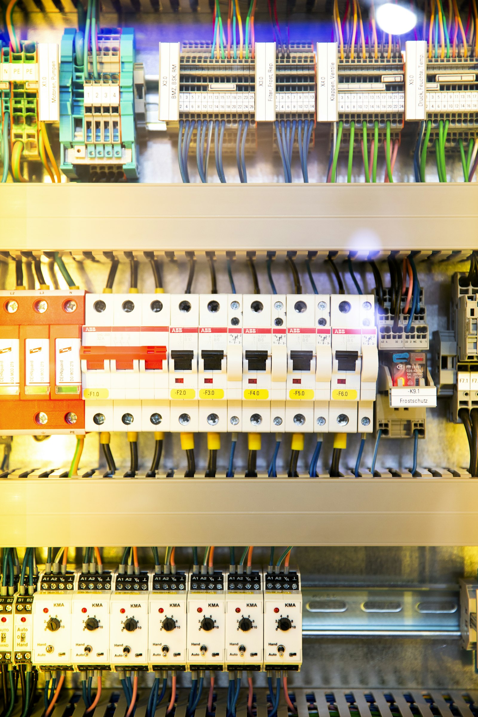 Imagen de referencia de un tablero eléctrico